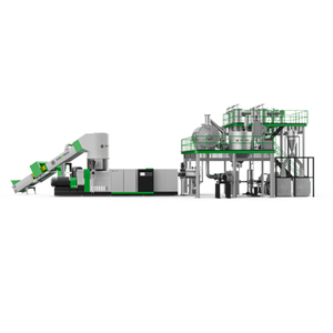 Linha de máquinas de reciclagem de plástico para animais de estimação LSP com sistema de polimerização de estado líquido para melhoria IV