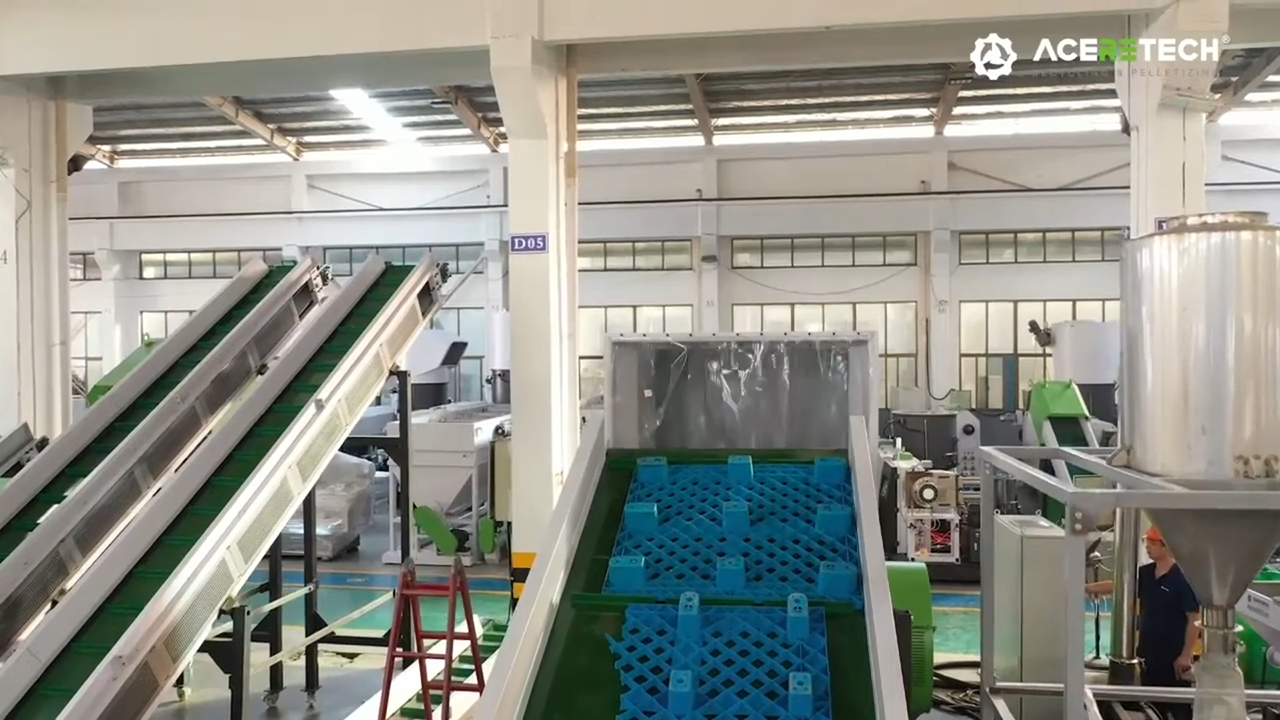 Máquina trituradora de reciclagem de plástico GF
